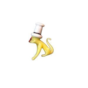 Vintage Handcrafted Glass Animal Monkey Figurine